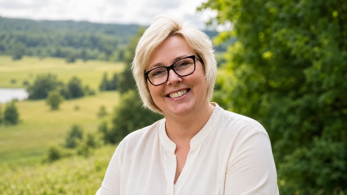 Portrét kandidátky Michaely Holanové
