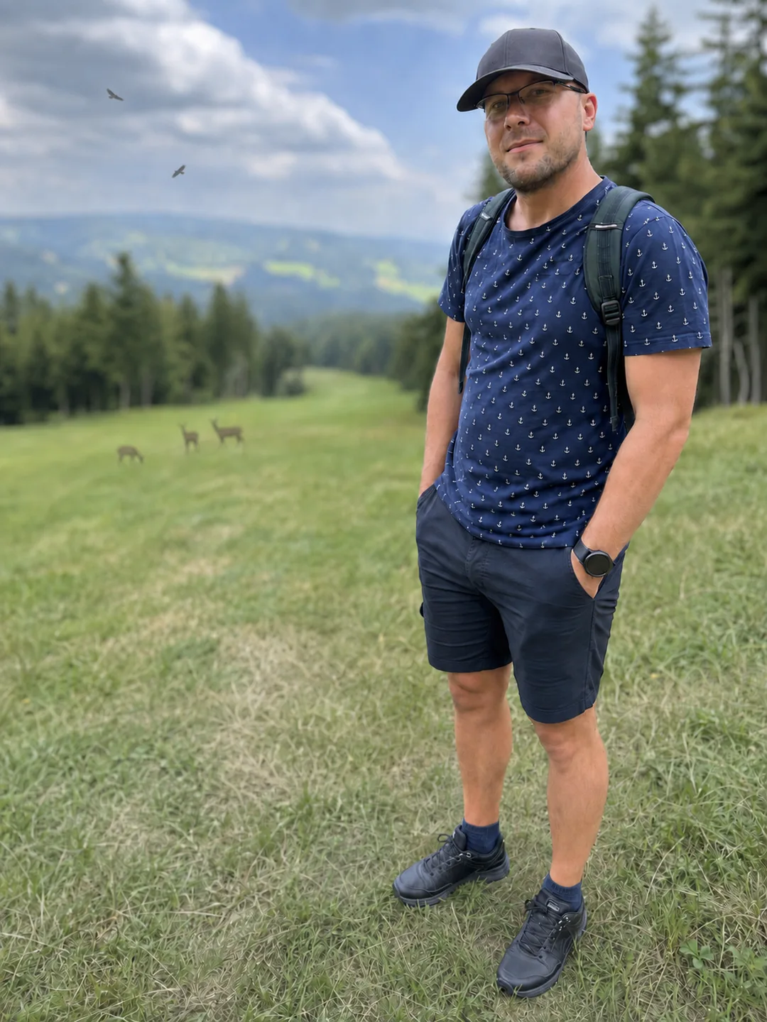 Portrét kandidáta Petra Lžičaře v přírodě